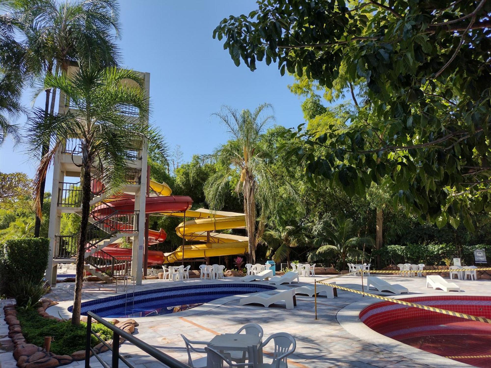 Apartamento Golden Dolphin Grande Hotel - Achei Férias Caldas Novas Exterior foto