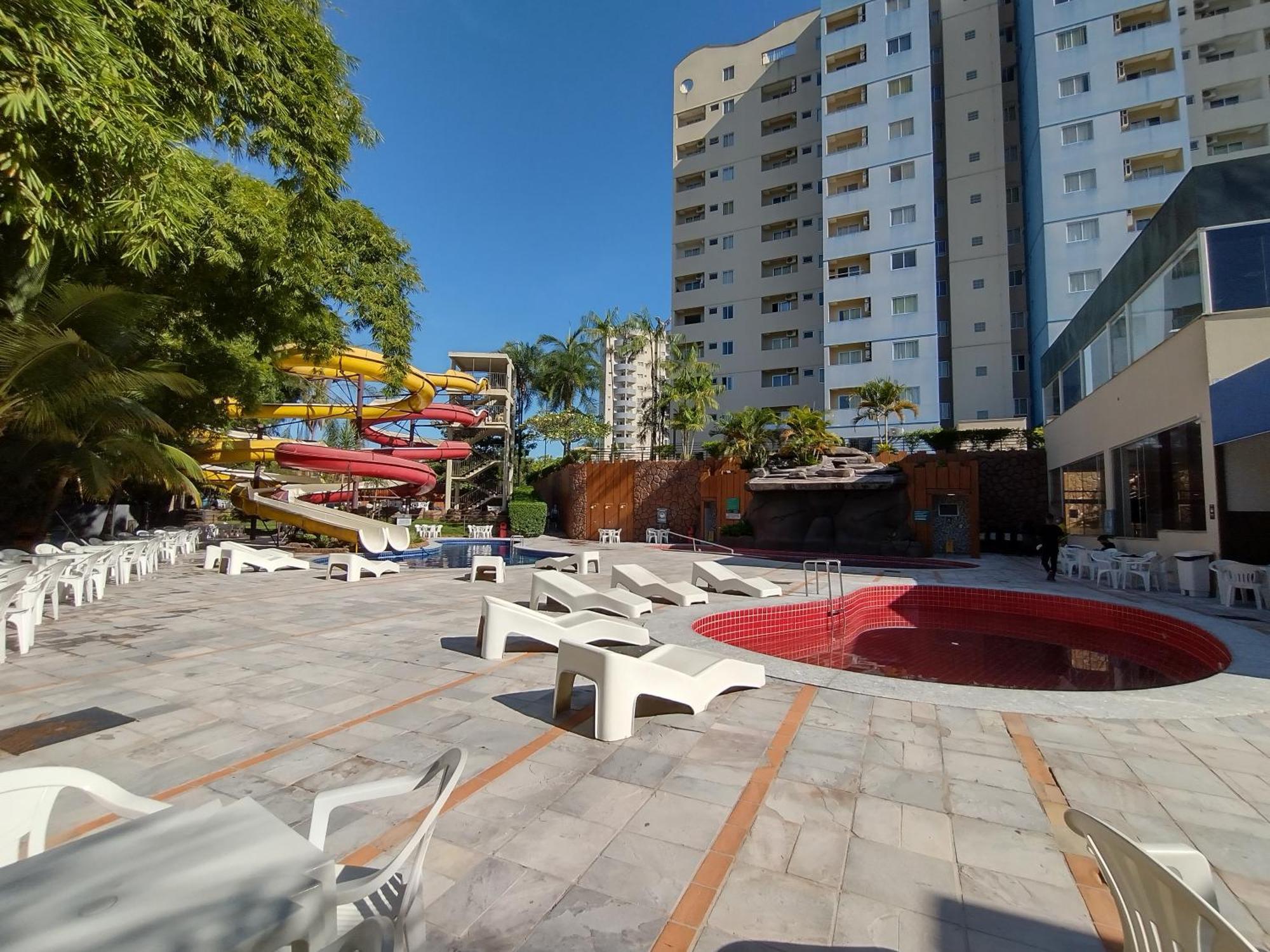 Apartamento Golden Dolphin Grande Hotel - Achei Férias Caldas Novas Exterior foto