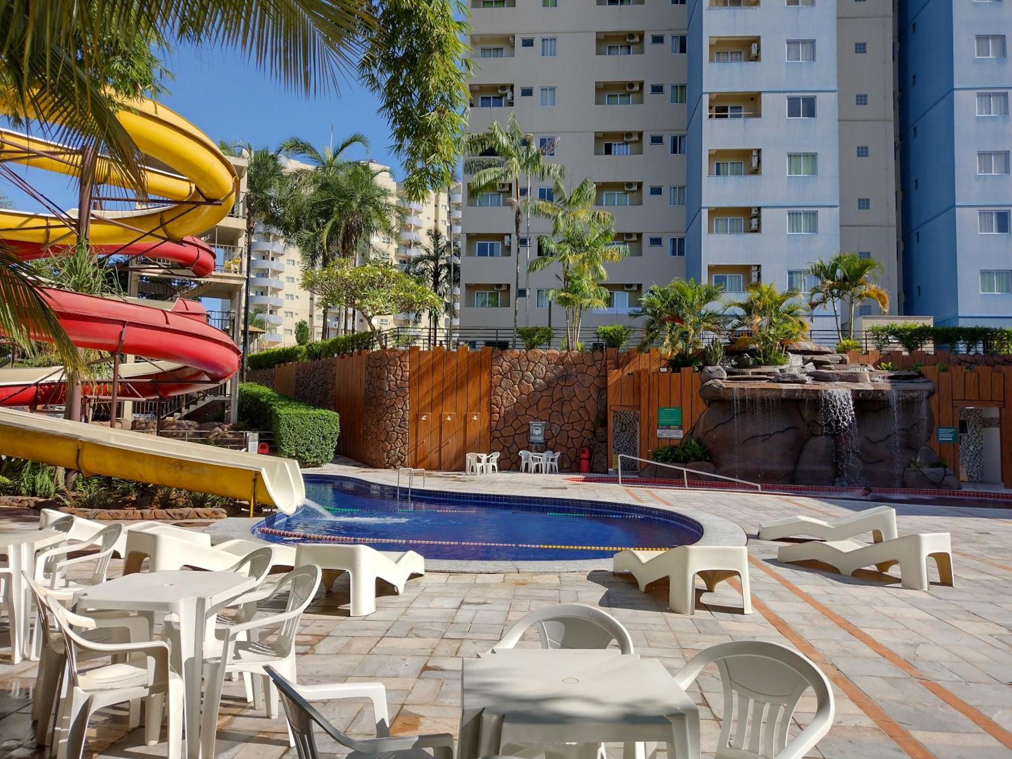 Apartamento Golden Dolphin Grande Hotel - Achei Férias Caldas Novas Exterior foto