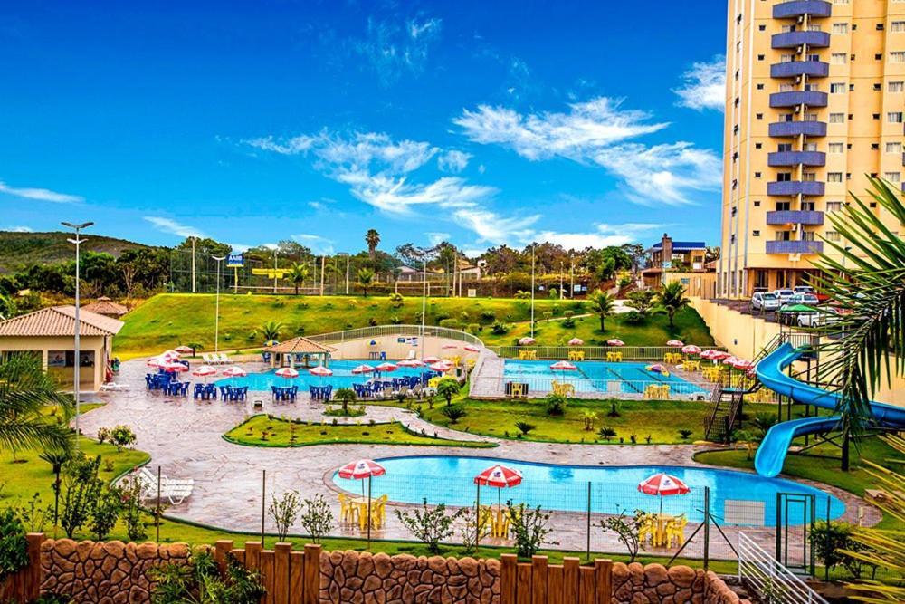 Apartamento Golden Dolphin Grande Hotel - Achei Férias Caldas Novas Exterior foto